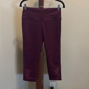 Victoria's Secret Burgundy Sport Leggings